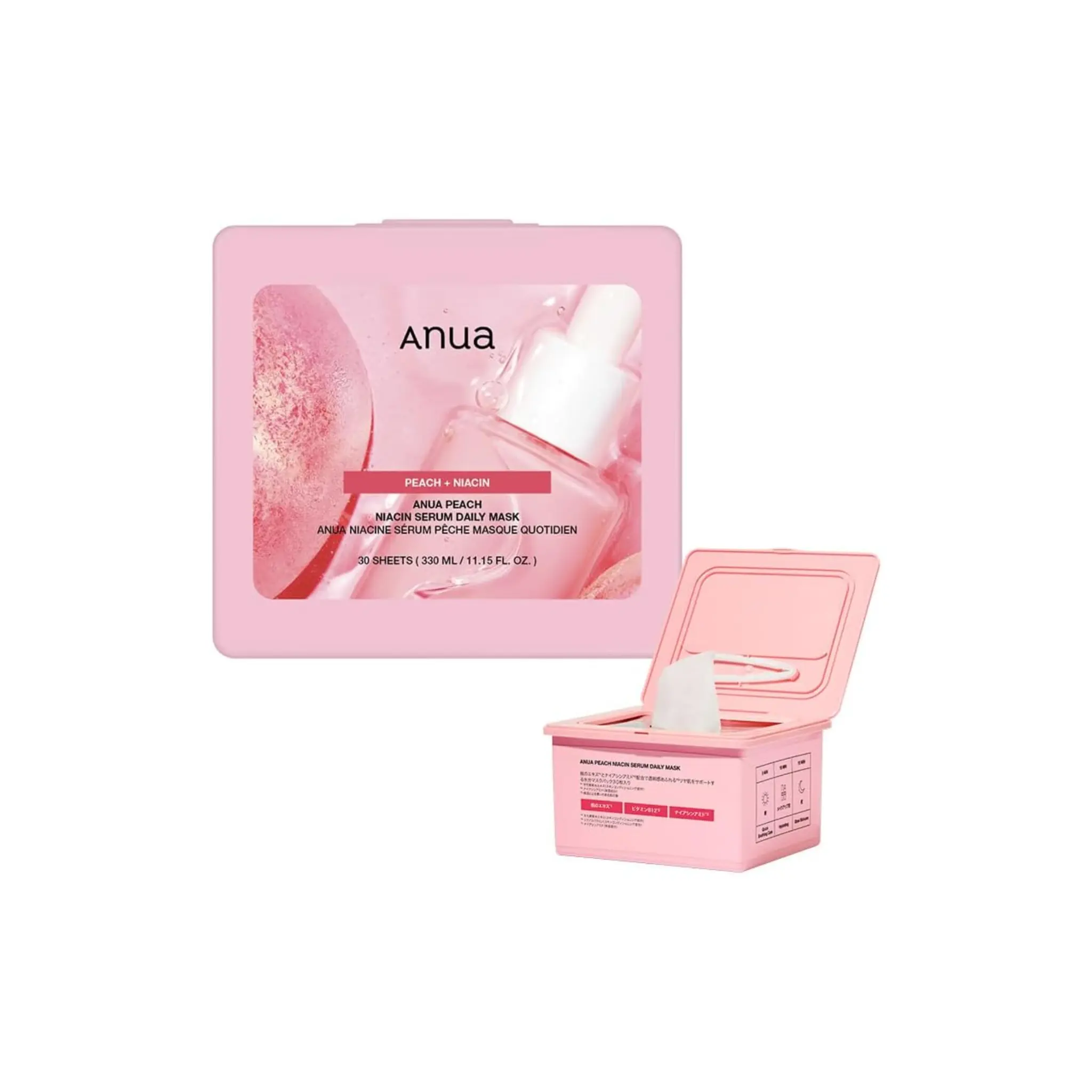 Anua PDRN + Hyaluron Serum Daily Mask (30 folhas / 330ml) - Imagem 5