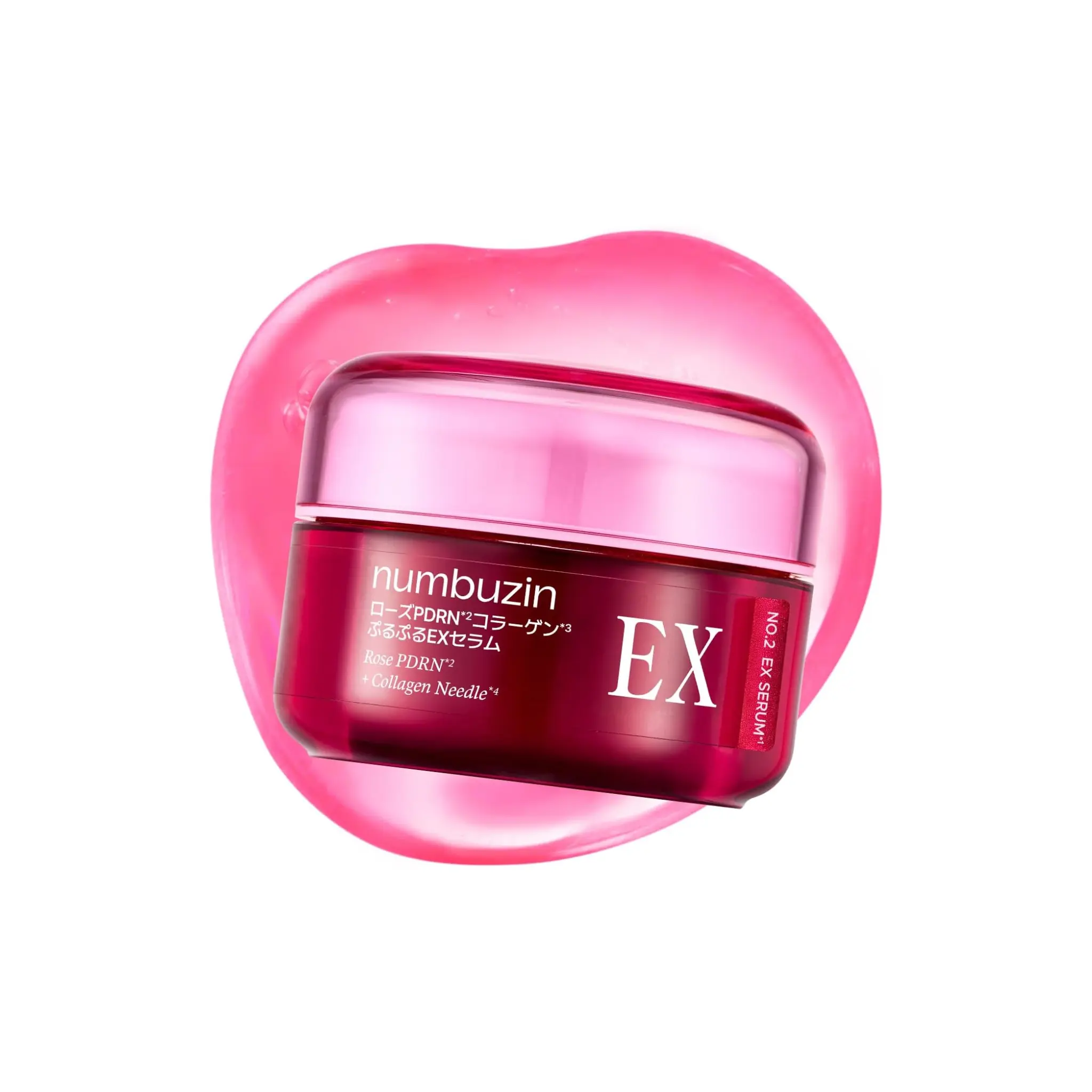 Numbuzin No.2 EX Serum Rose PDRN + Collagen Needle (30ml)