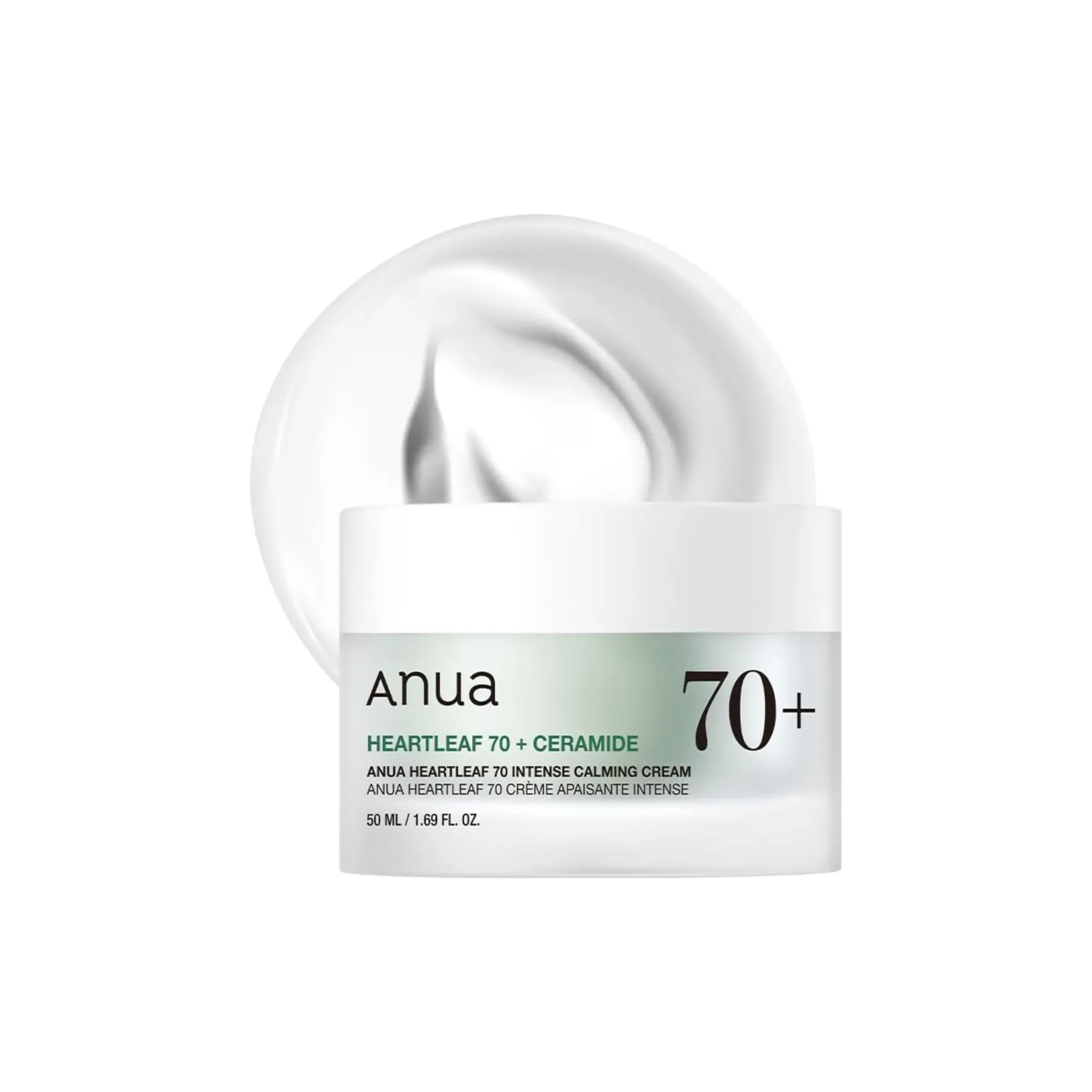 Anua Heartleaf 70% + Ceramide Intense Calming Cream (50ml)