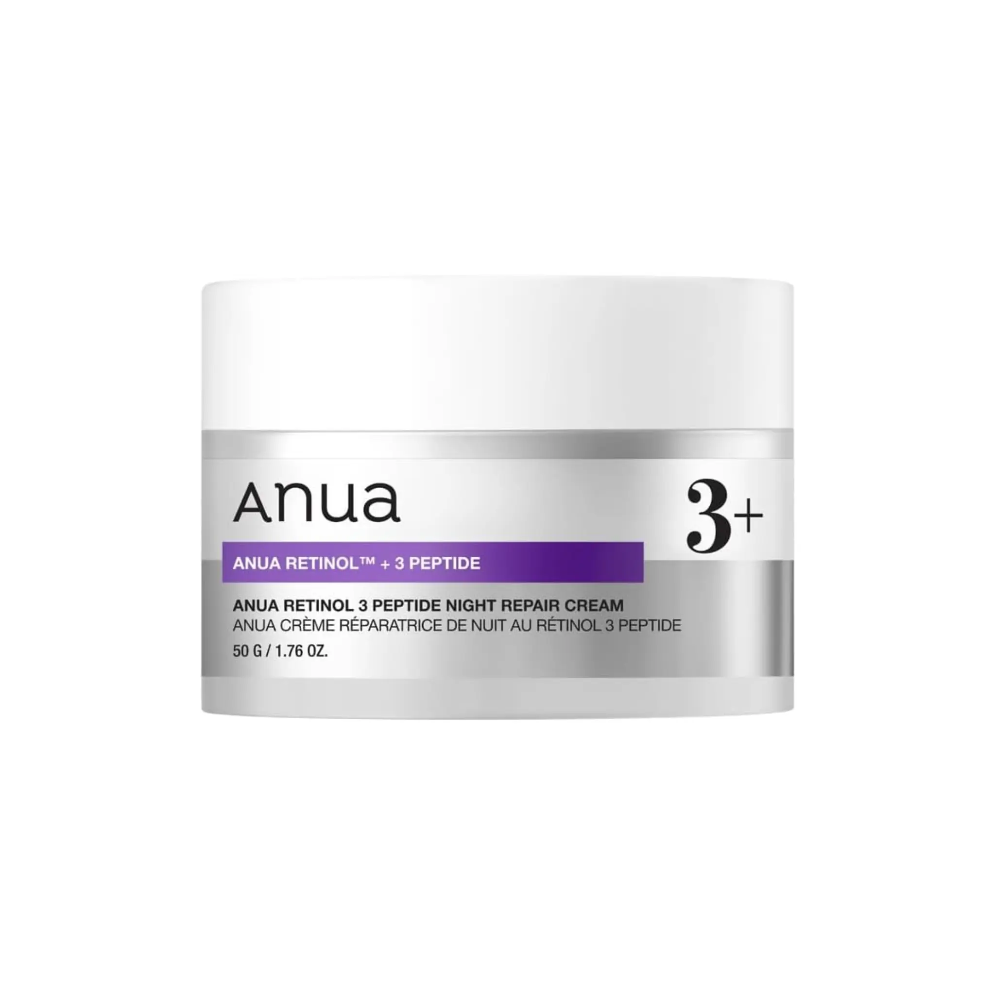 Anua Retinol + 3 Peptide Night Repair Cream (50g)