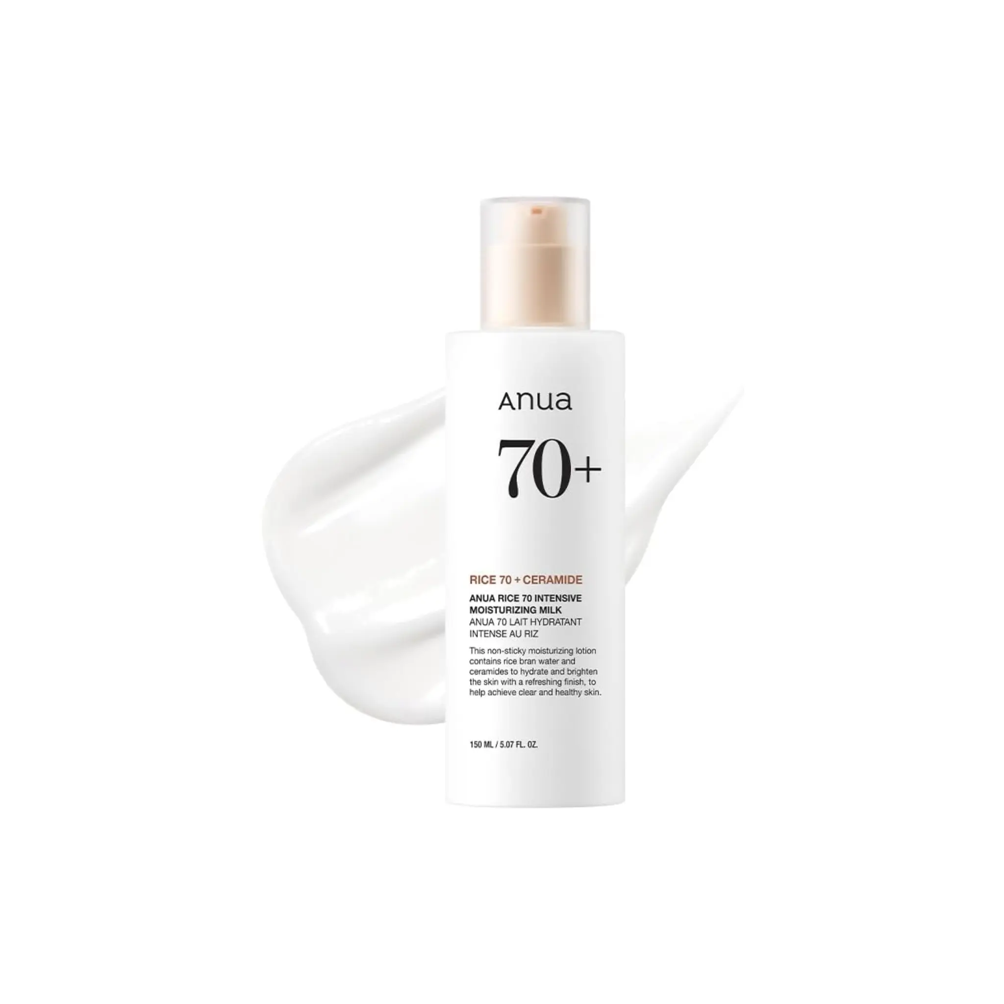 Anua Rice 70 + Ceramide Intensive Moisturizing Milk – 150 ml
