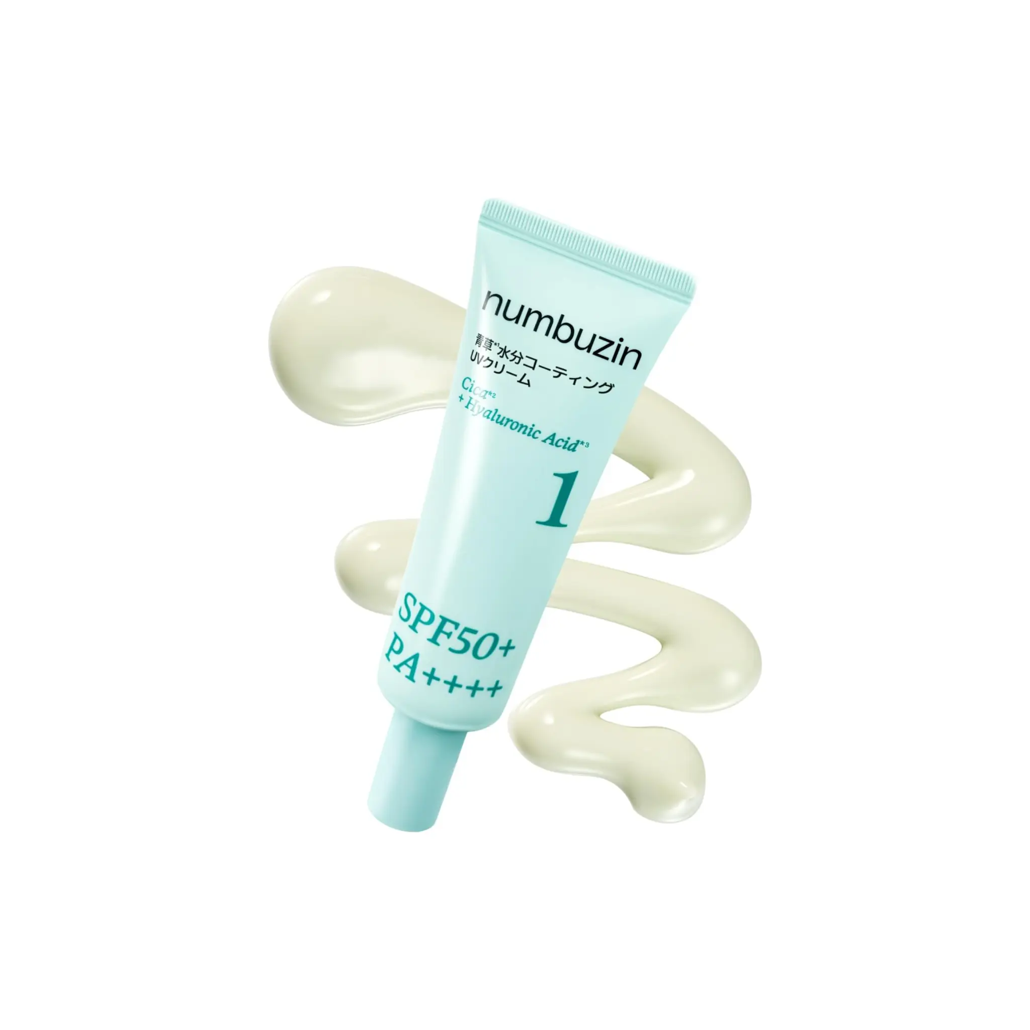Numbuzin No.1 Cica + Hyaluronic Acid UV Cream SPF50+ PA++++ (50ml)